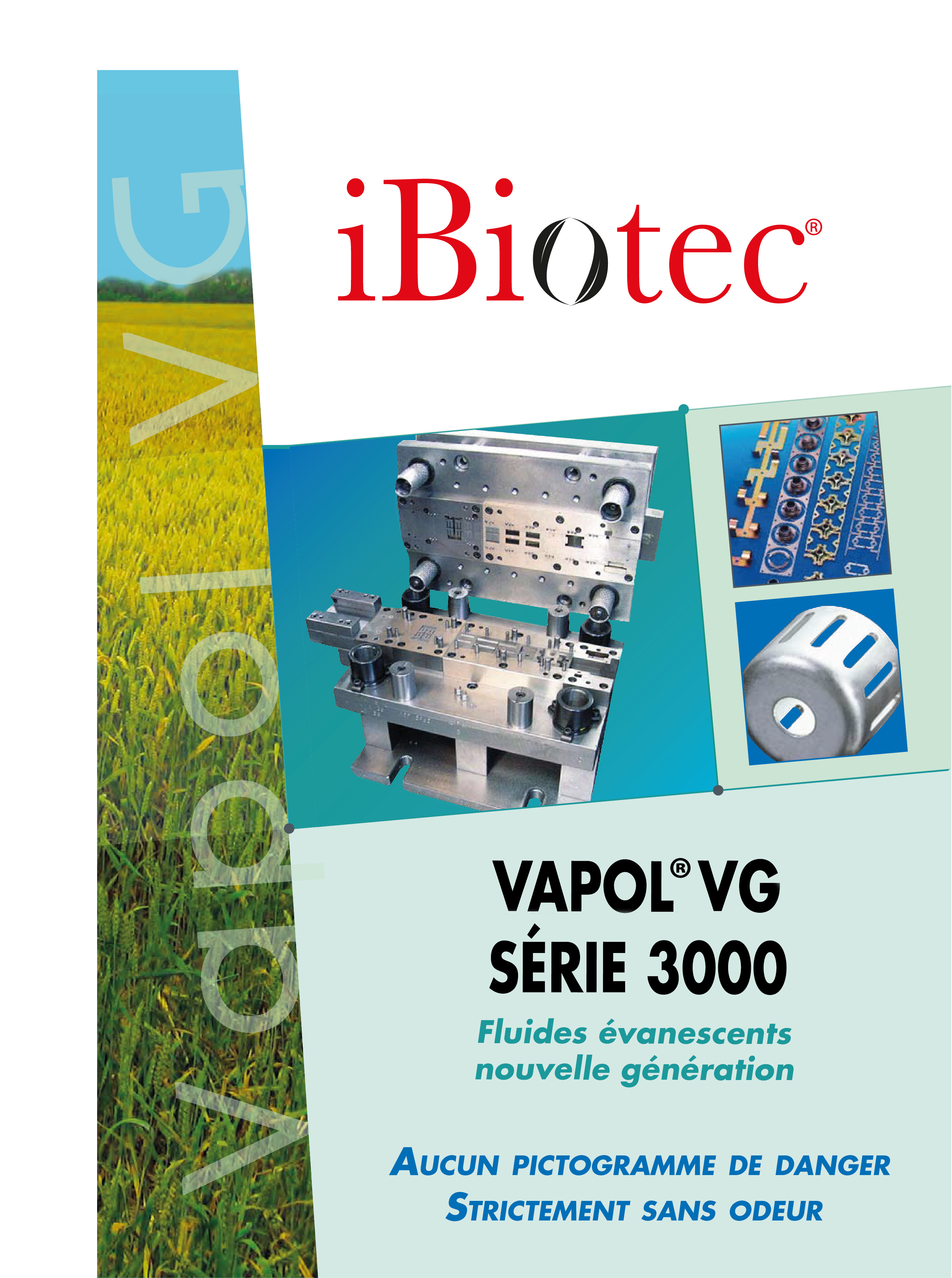 iBiotec innove en proposant les premiers FLUIDES EVANESCENTS, d'origine végétale, sans pictogramme de danger, sans HC, sans MOSH, sans MOAH, 100% SAFE et sans odeur. Huiles évanescentes pour tous métaux revêtus ou non. Poinçonnage, découpage, emboutissage, calibrage, formage sur machines à coulisseaux multiples. TEC INDUSTRIES inventeur des évanescents en 1972. Transformation des métaux en feuilles. Huiles lubrifiantes évanescentes. Fabricant lubrifiants découpage emboutissage. Lubrifiant. Evanescent. Decoupage. Emboutissage. Estampage. Travail des metaux en feuilles. Huile evanescente